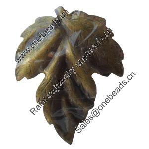 Iron Pendant/Charm. Fashion Jewelry Findings. Lead-free. Leaf 54x68mm Sold by Bag