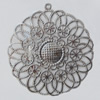 Iron Pendant/Charm. Fashion Jewelry Findings. Lead-free. 55mm Sold by Bag