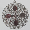 Iron Pendant/Charm. Fashion Jewelry Findings. Lead-free. 55mm Sold by Bag