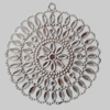 Iron Pendant/Charm. Fashion Jewelry Findings. Lead-free. 54mm Sold by Bag