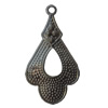 Iron Pendant/Charm. Fashion Jewelry Findings. Lead-free. 35x19mm Sold by Bag