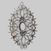 Iron Pendant/Charm. Fashion Jewelry Findings. Lead-free. 77x49mm Sold by Bag