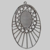 Iron Pendant/Charm. Fashion Jewelry Findings. Lead-free. 75x46mm Sold by Bag