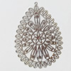 Iron Pendant/Charm. Fashion Jewelry Findings. Lead-free. 68x50mm Sold by Bag