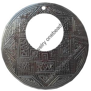 Iron Pendant/Charm. Fashion Jewelry Findings. Lead-free. 67mm Sold by Bag