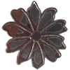 Iron Pendant/Charm. Fashion Jewelry Findings. Lead-free. Flower 58mm Sold by Bag