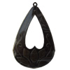 Iron Pendant/Charm. Fashion Jewelry Findings. Lead-free. Teardrop 62x40mm Sold by Bag