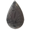 Iron Pendant/Charm. Fashion Jewelry Findings. Lead-free. Teardrop 42x67mm Sold by Bag