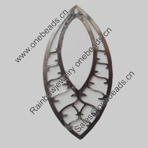 Iron Pendant/Charm. Fashion Jewelry Findings. Lead-free. 25x48mm Sold by Bag