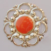 Iron Enamel Cabochons. Fashion jewelry findings. Lead-free. 25mm Sold by Bag 