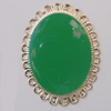 Iron Enamel Cabochons. Fashion jewelry findings. Lead-free. 53x40mm Sold by Bag 