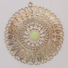 Iron Enamel Pendant. Fashion Jewelry findings. Lead-free. 55mm Sold by Bag 