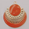 Iron Enamel Pendant. Fashion Jewelry findings. Lead-free. 39x34mm Sold by Bag 