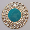 Iron Enamel Cabochons. Fashion jewelry findings. Lead-free. 40mm Sold by Bag