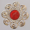 Iron Enamel Cabochons. Fashion jewelry findings. Lead-free. 53mm Sold by Bag