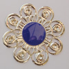 Iron Enamel Cabochons. Fashion jewelry findings. Lead-free. 53mm Sold by Bag