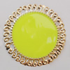 Iron Enamel Cabochons. Fashion jewelry findings. Lead-free. 51mm Sold by Bag