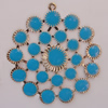 Iron Enamel Pendant. Fashion Jewelry findings. Lead-free. 63x59mm Sold by Bag