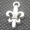 Pendant/Charm. Fashion Zinc Alloy Jewelry Findings. Lead-free. 16x10mm Sold by Bag