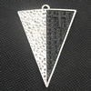 Pendant/Charm. Fashion Zinc Alloy Jewelry Findings. Lead-free. 65x45mm Sold by PC