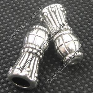 Zinc Alloy Cord End Caps. Fashion Jewelry findings. 18x8mm Sold by Bag