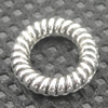 Donut. Fashion Zinc Alloy Jewelry Findings. Lead-free. 8mm Hole:4mm Sold by Bag