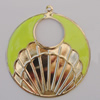 Iron Enamel Pendant. Fashion Jewelry findings. Lead-free. 58mm Sold by Bag