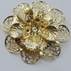 Iron Cabochons. Fashion jewelry findings. Lead-free. Flower 60mm Sold by Bag