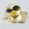 Iron Cabochons. Fashion jewelry findings. Lead-free. Flower 60mm Sold by Bag