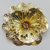 Iron Cabochons. Fashion jewelry findings. Lead-free. Flower 50mm Sold by Bag