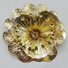 Iron Cabochons. Fashion jewelry findings. Lead-free. Flower 50mm Sold by Bag