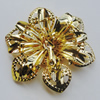 Iron Cabochons. Fashion jewelry findings. Lead-free. Flower 55mm Sold by Bag