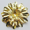 Iron Cabochons. Fashion Jewelry Findings. Lead-free. Flower 66mm. Sold by Bag