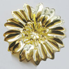 Iron Cabochons. Fashion Jewelry Findings. Lead-free. Flower 61mm. Sold by Bag