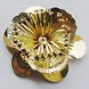 Iron Cabochons. Fashion Jewelry Findings. Lead-free. Flower 45mm. Sold by Bag