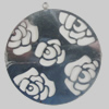 Iron Pendant. Fashion Jewelry Findings. Lead-free. 60mm Sold by Bag