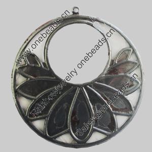 Iron Pendant. Fashion Jewelry Findings. Lead-free. 65mm Sold by Bag