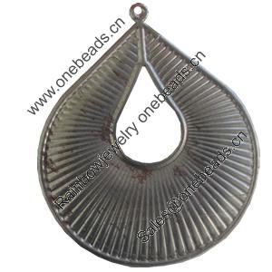 Iron Pendant. Fashion Jewelry Findings. Lead-free. 67x56mm Sold by Bag