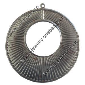 Iron Pendant. Fashion Jewelry Findings. Lead-free. 60mm Sold by Bag