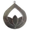 Iron Pendant. Fashion Jewelry Findings. Lead-free. 56x66mm Sold by Bag
