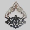 Iron Pendant. Fashion Jewelry Findings. Lead-free. 58x70mm Sold by Bag