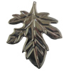 Iron Pendant. Fashion Jewelry Findings. Lead-free. Leaf 45x53mm Sold by Bag