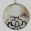 Iron Pendant. Fashion Jewelry Findings. Lead-free. 43mm Sold by Bag