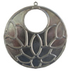 Iron Pendant. Fashion Jewelry Findings. Lead-free. 65mm Sold by Bag