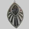 Iron Pendant. Fashion Jewelry Findings. Lead-free. 48x79mm Sold by Bag