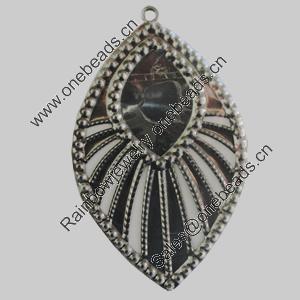 Iron Pendant. Fashion Jewelry Findings. Lead-free. 48x79mm Sold by Bag