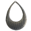 Iron Pendant. Fashion Jewelry Findings. Lead-free. Teardrop 62x86mm Sold by Bag