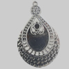 Iron Pendant. Fashion Jewelry Findings. Lead-free. 67x43mm Sold by Bag