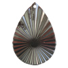 Iron Pendant. Fashion Jewelry Findings. Lead-free. Teardrop 29x19mm Sold by Bag