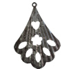 Iron Pendant. Fashion Jewelry Findings. Lead-free. 50x35mm Sold by Bag